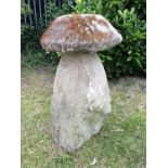 Antique staddle stone