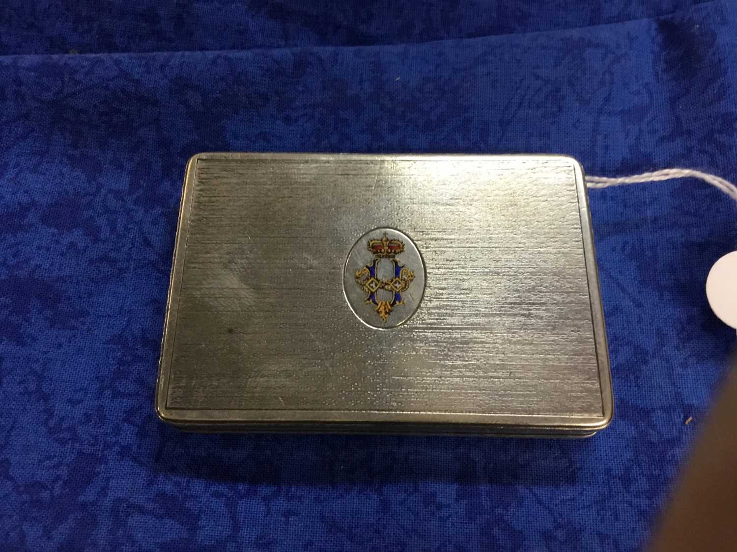 H.M. King Umberto I of Italy, Royal presentation silver and enamel box - Image 4 of 7