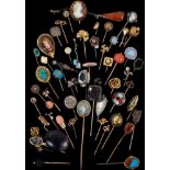 Good collection of antique stick pins