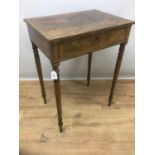 Early 19th century mahogany side table