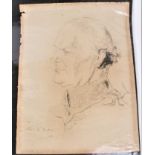 Jean de Botton (1898-1978) French/American, a folio of ten portrait studies, to coincide with the 19