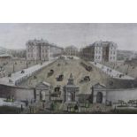 18th century hand coloured engraving - 'The Foundling Hospital', printed 1st May 1756 for Carington
