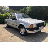 Formerly the property of H.R.H. Diana Princess of Wales - 1981 Ford Escort 1.6 Ghia, Registration WE
