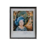 H.M.Queen Elizabeth The Queen Mother signed portrait photograph