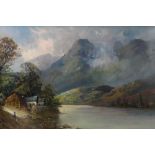 Francis E. Jamieson (1895-1950) pair of oils on canvas - Extensive Loch views, signed,