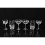 Good quality set of cut crystal drinking glasses (44 pcs)