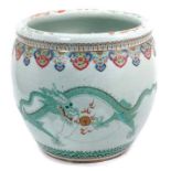 Fine Chinese famille rose porcelain fish bowl
