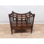 Regency mahogany canterbury