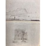 Interesting 19th century sketchbook, including. Norfolk subjects, together with another