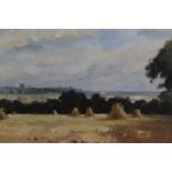Marcus Ford, oil on canvas – distant view of Thorpe and sundry decorative pictures