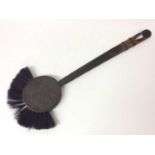 Arts & Crafts Inglenook Fireplace brush in the form of the man in the moon