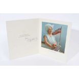 H.M. Queen Elizabeth The Queen Mother, signed 1967 Christmas card with photograph of Her Majesty 'Of