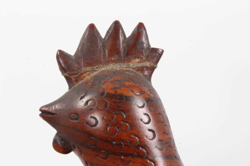 Unusual Pitcairn Island carved wooden hen - Image 9 of 9