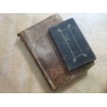 18th century French hand written song book, together with 1692 book of prayers