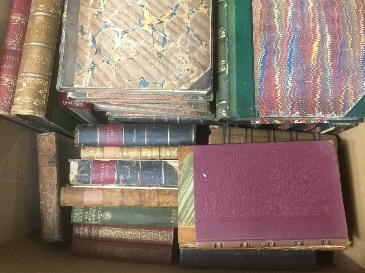 Three boxes of antiquarian decorative bindings - Image 4 of 4