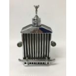 Vintage musical decanter in the form of Rolls - Royce Radiator Grill, playing Danube Wave Waltz, 24.