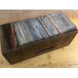 Collection of 140 plus single records housed in Cantrell & Cochrane box including Judy Clay & Willia