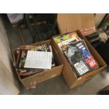 Two boxes of Vintage Motoring magazines- to include 1950s - 60s Motor Racing, 1970's Hot Car, Custom