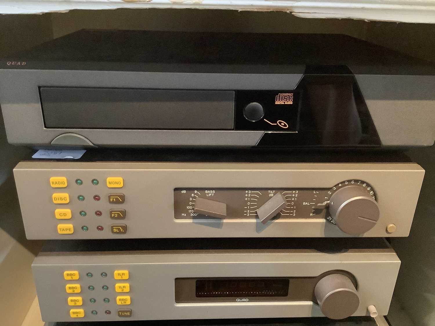 Quad hi-fi equipment, including a Model 66 CD Player, 34 Control Unit, FM4 Tuner, - Image 2 of 3