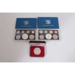New Zealand - Proof seven coin proof sets 1978 and 1979 (N.B. to include Silver Dollars) and proof S