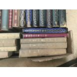 Folio society, new box of books, approximately 31 books including Works of Jane Austin and others