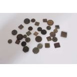 European Medieval and Post Medieval coin weights, noted G.B. James I, 30 Shillings and others (N.B.