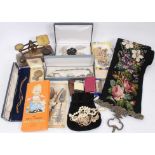 Box of costume jewellery and bijouterie