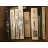 Box of silver collecting reference books