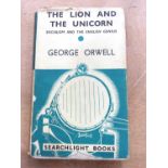 The Lion and The Unicorn, George Orwell, Secker & Warburg, 1941, Searchlight Book No.1.