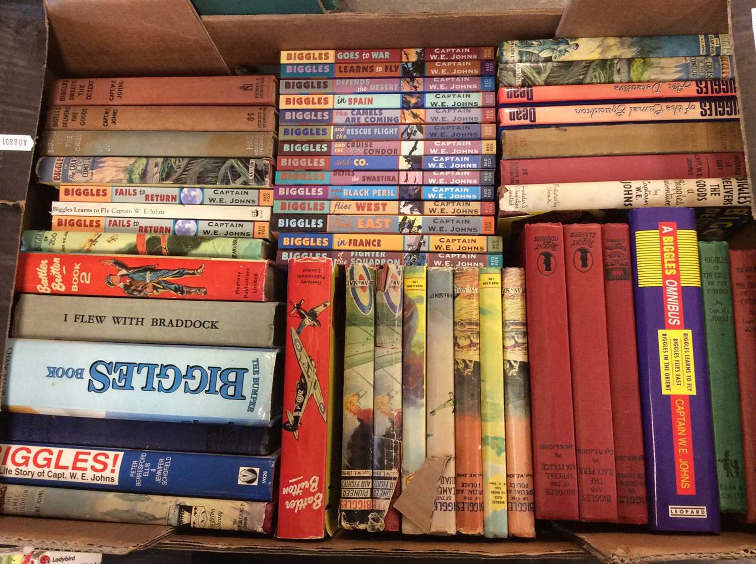 One box of Biggles Books