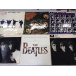 Group of Beatles LP's