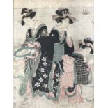 Old Japanese woodblock print