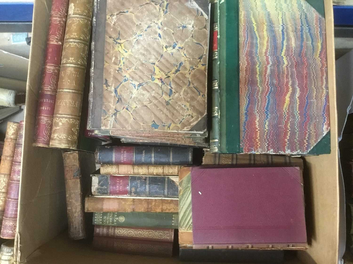 Three boxes of antiquarian decorative bindings - Image 3 of 4