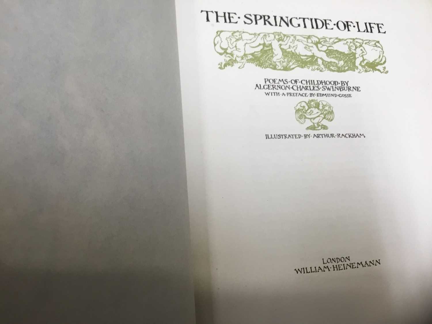 Arthur Rackham - The Springtide of Life, Poems of Childhood by Algernon Charles Swinburne, de-luxe e - Image 4 of 4