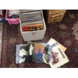 LP's- Over 100 Rock and Pop Vinyl record albums including David Bowie, The Beatles, Pink Floyd, Roll