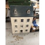 Dolls house and large quantity of furniture