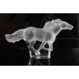 Lalique horse paperweight