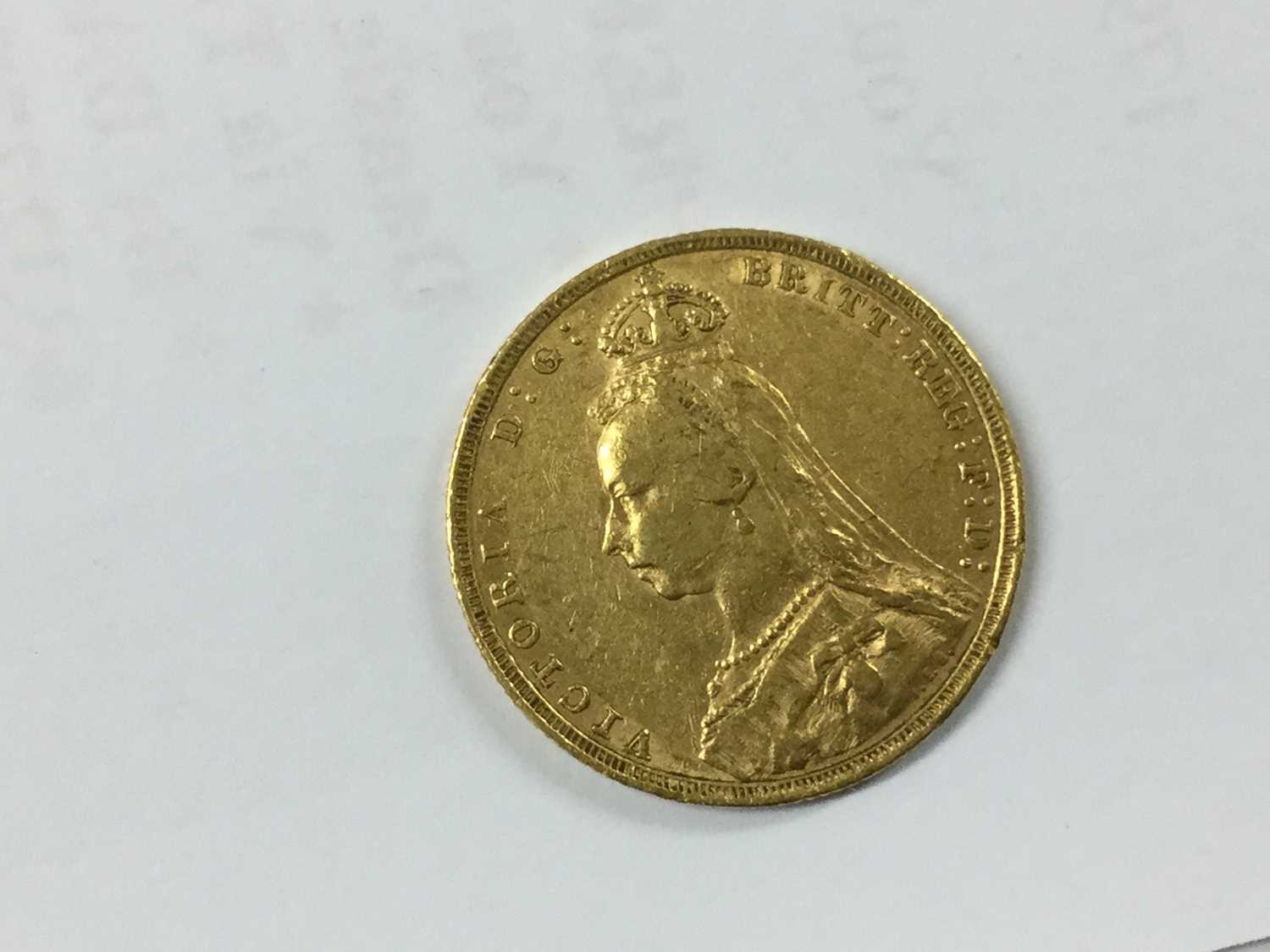 G.B. Gold sovereign Victoria J.H. 1891 GF (1 coin) - Image 3 of 3
