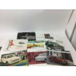 Collection of 1960s British Motor Corporation car sales brochures to include Mini Countryman, Austin