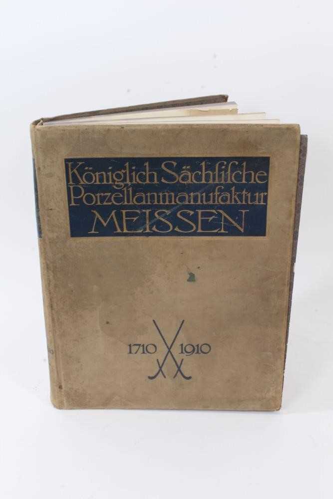 Book- "Koniglich Sachsische Porzellanmanifakaktur Meissen " Dissertation Programme De La Plus Ancien