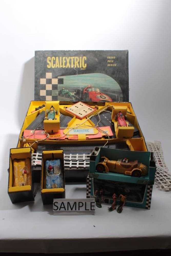 Scalextric selection including boxed set, D-type Jaguar MMC-60 boxed plus various accessories, track - Image 2 of 6