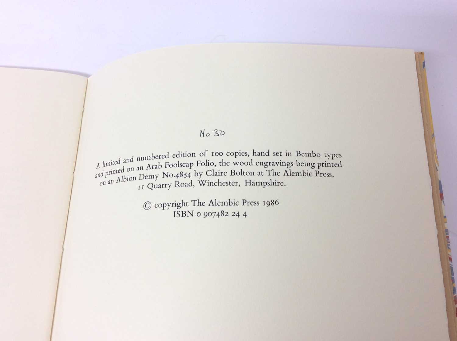 Margaret Lock - Poem about nothing, William of Poitiers, four other private press books - Image 12 of 22