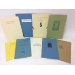 A bundle of private press booklets