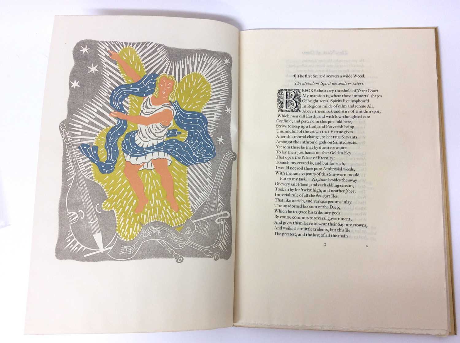 John Milton and Henry Lawes - The Mask of Comus, Nonesuch Press 1937 - Image 5 of 10