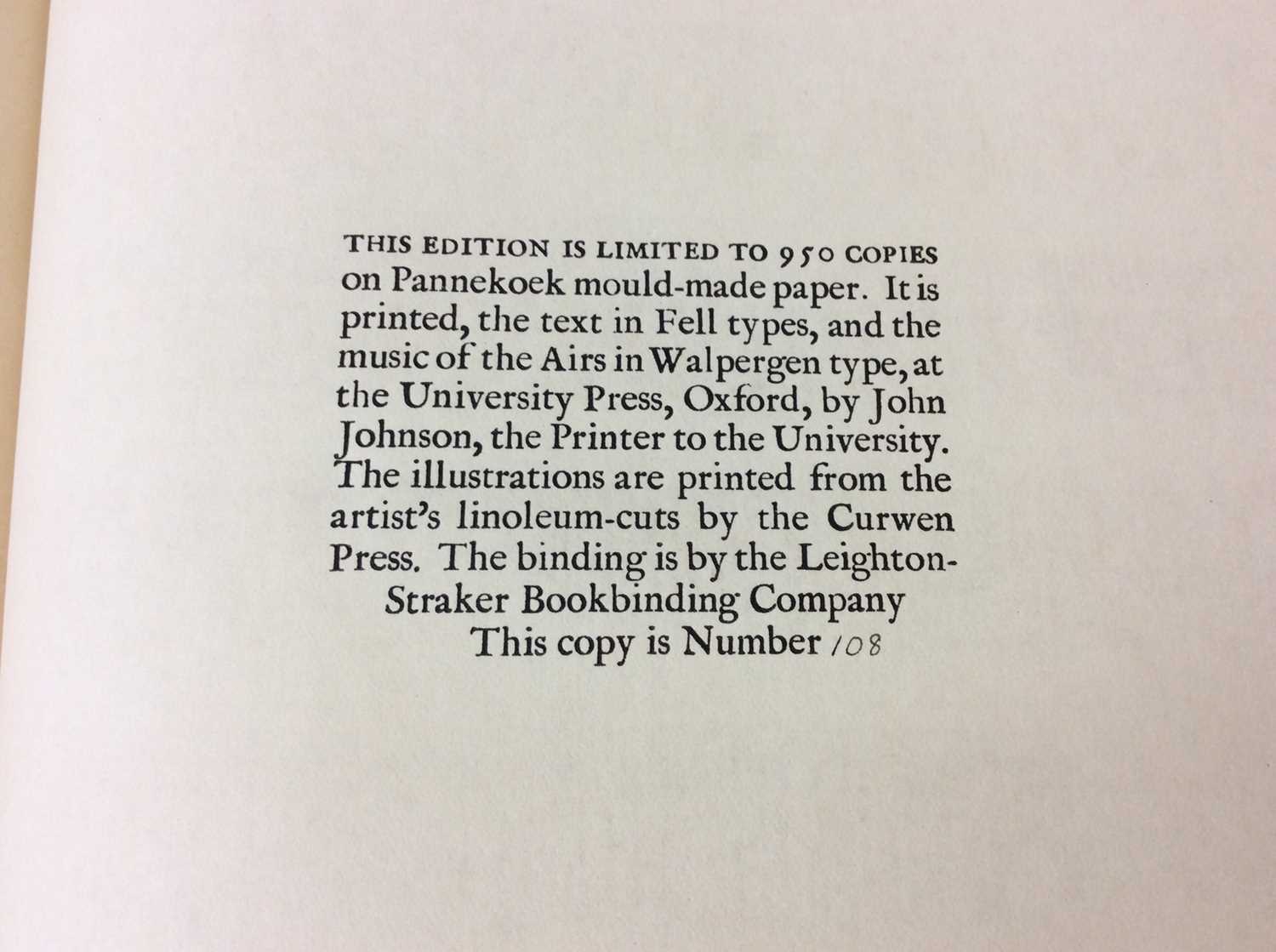 John Milton and Henry Lawes - The Mask of Comus, Nonesuch Press 1937 - Image 10 of 10