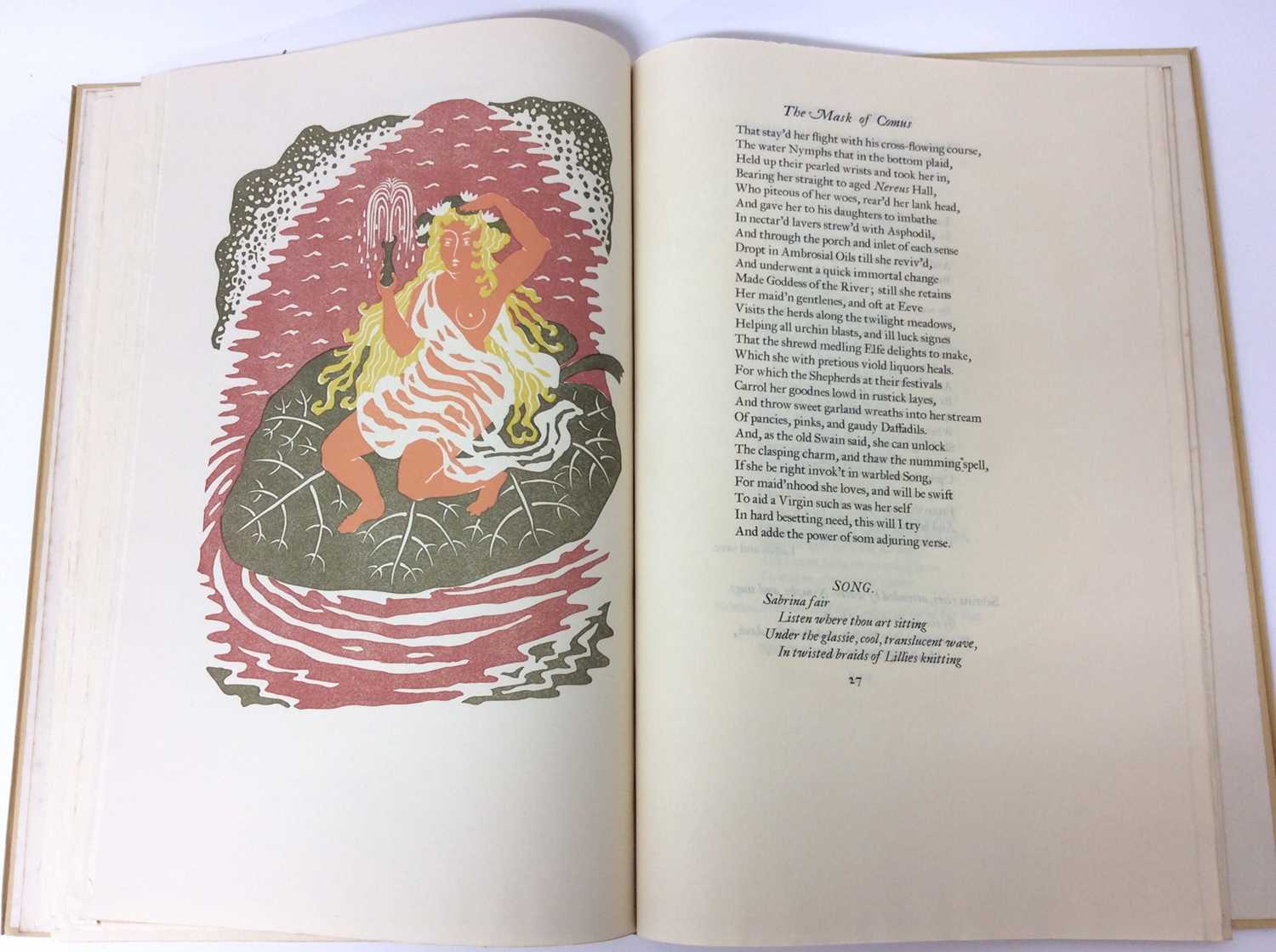 John Milton and Henry Lawes - The Mask of Comus, Nonesuch Press 1937 - Image 8 of 10