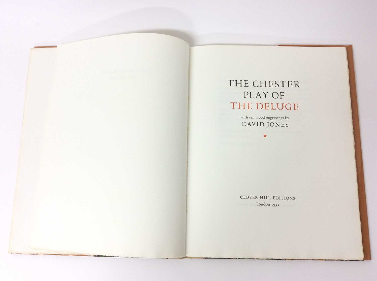 The Chester Play of The Deluge, ill. David Jones, London, Clover Hill Editions, 1977, limited to 250 - Image 5 of 9