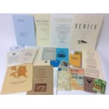 A large bundle of publications relating to private press, also correspondence by Miriam Macgregor an