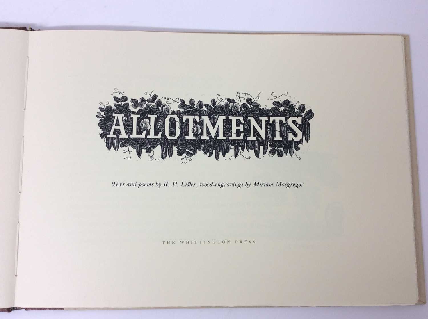 Margaret Macgregor - Allotments, Whittington Press, 1985, signed and numbered 152/300 - Image 3 of 7