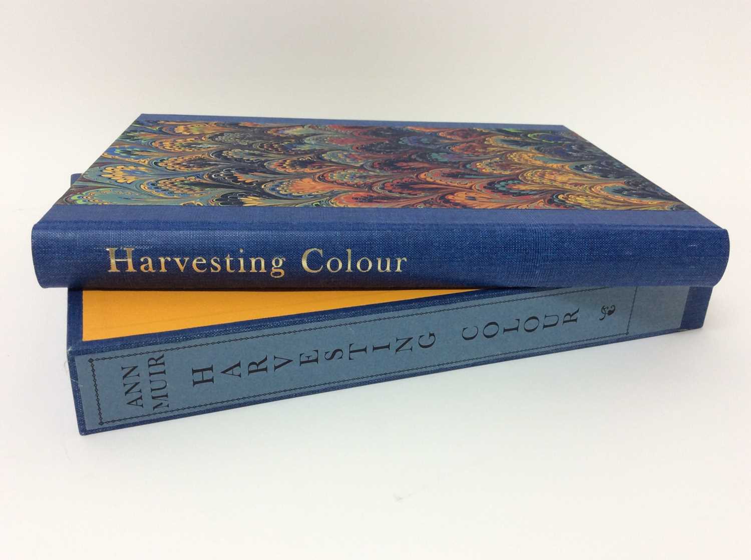 Ann Muir - Harvesting Colour, Incline press 1999, no. 89 of 225 signed copies, slip case